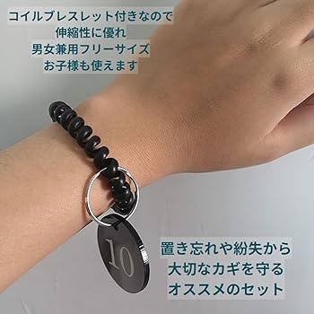 Amazon | Elizabeth アクリル 製 おしゃれ ブラック 番号札 1‐30